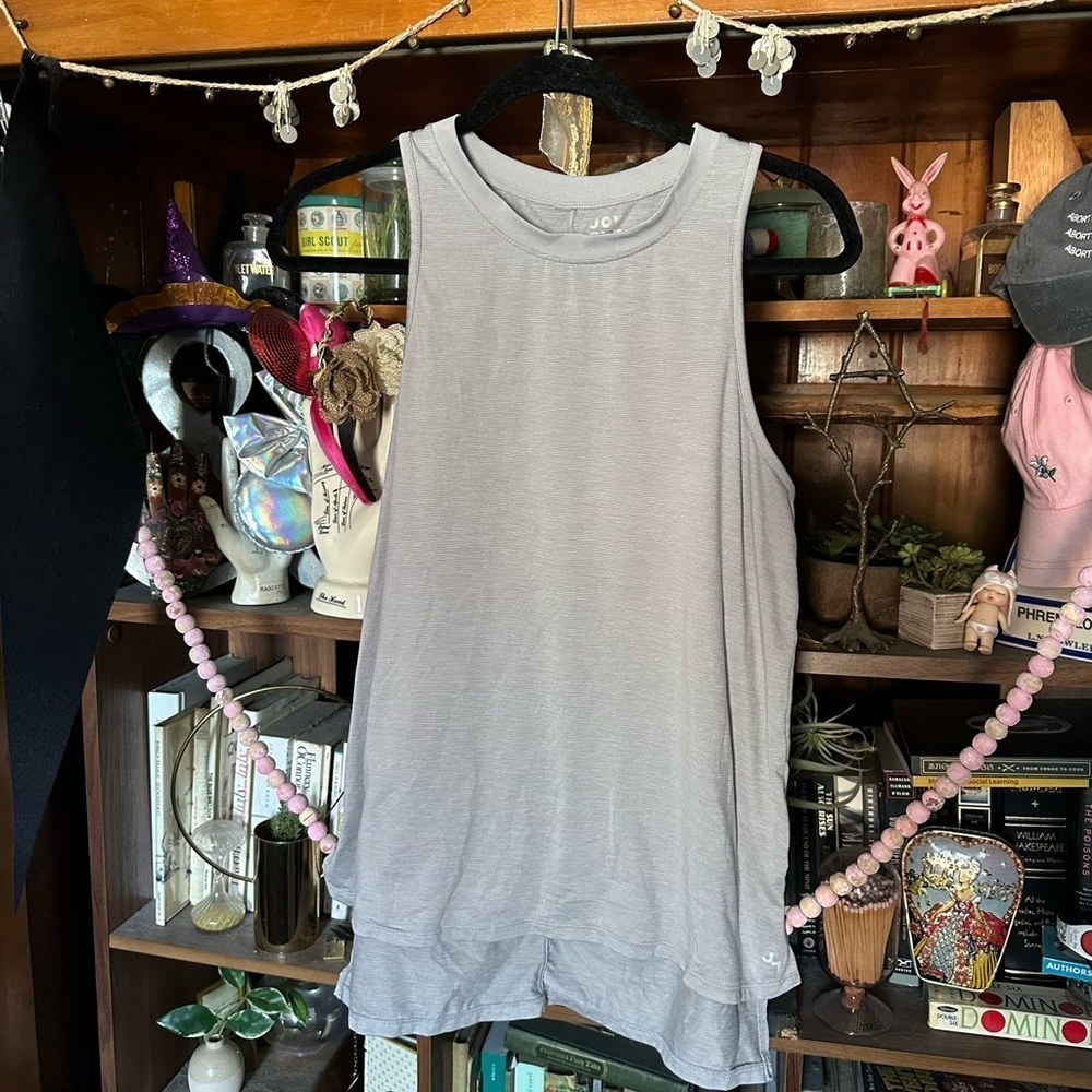 Joylab gray workout tank sz small